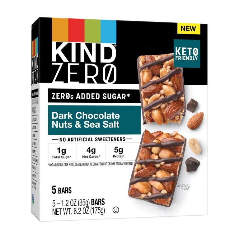 KIND ZERO Added Sugar Bars