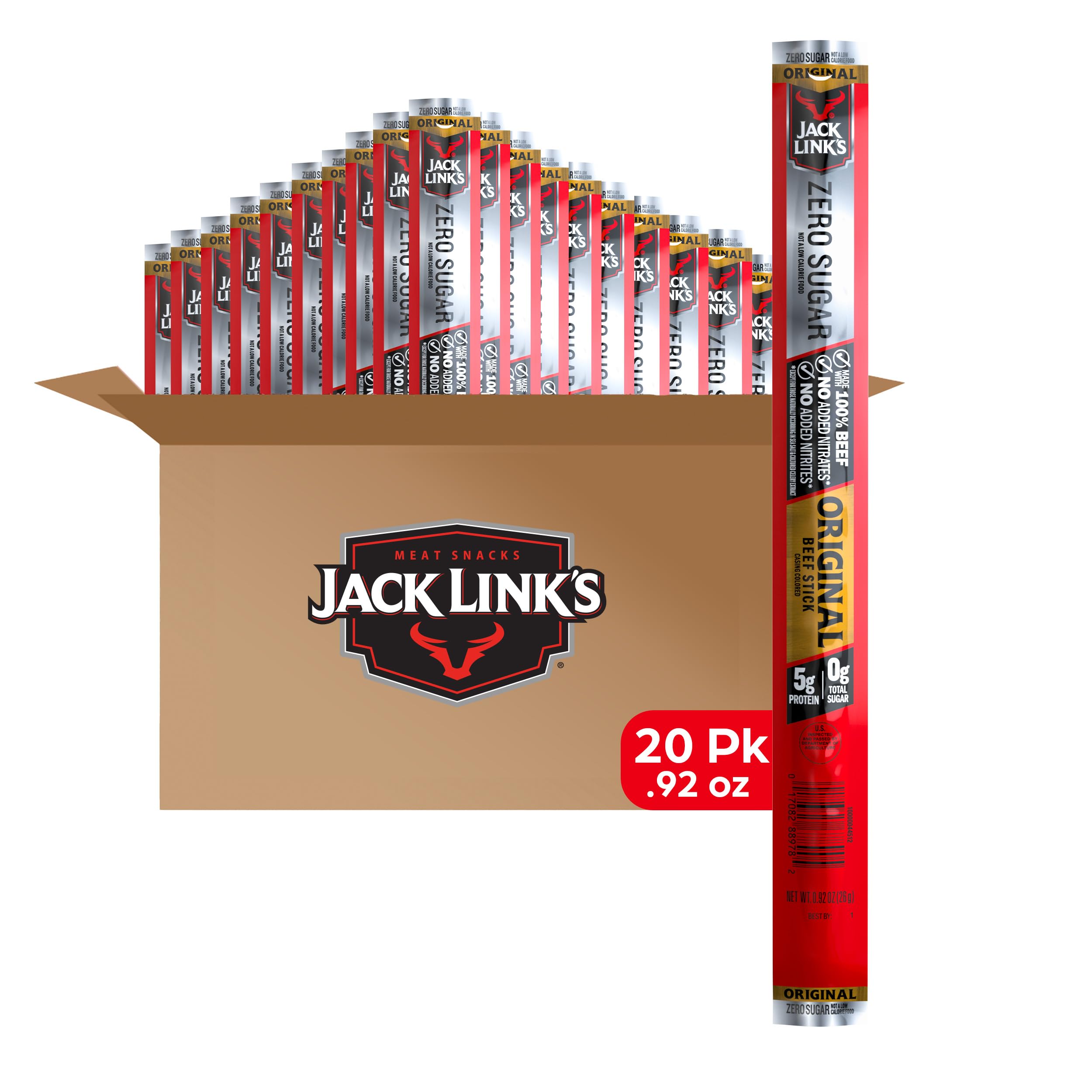 Jack Link's Beef Sticks Original Zero Sugar