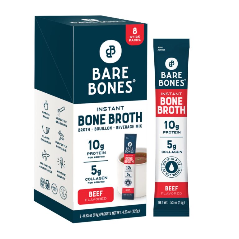Bare Bones Beef Bone Broth Instant Powdered Mix