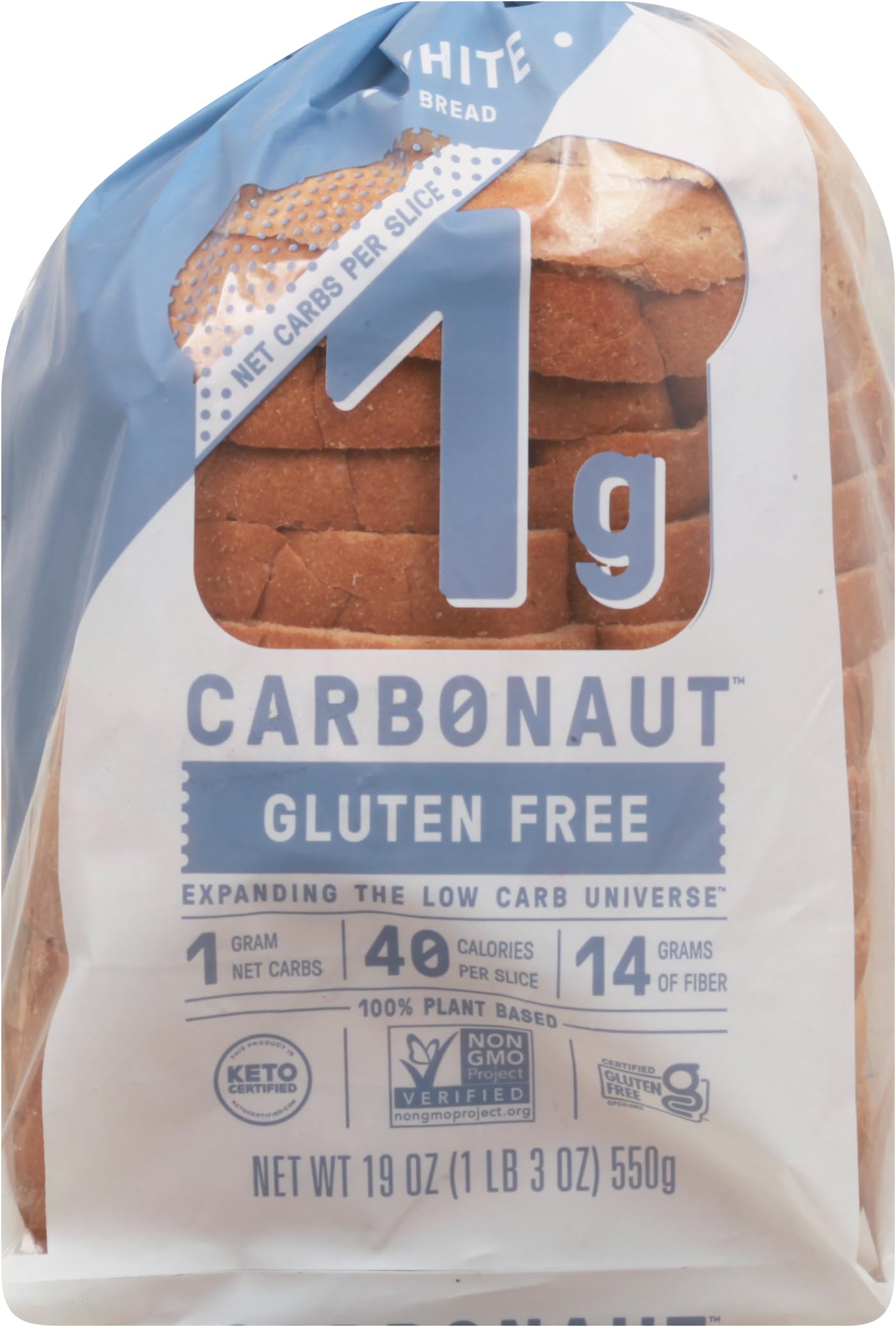 Carbonaut White Low Carb Keto Bread