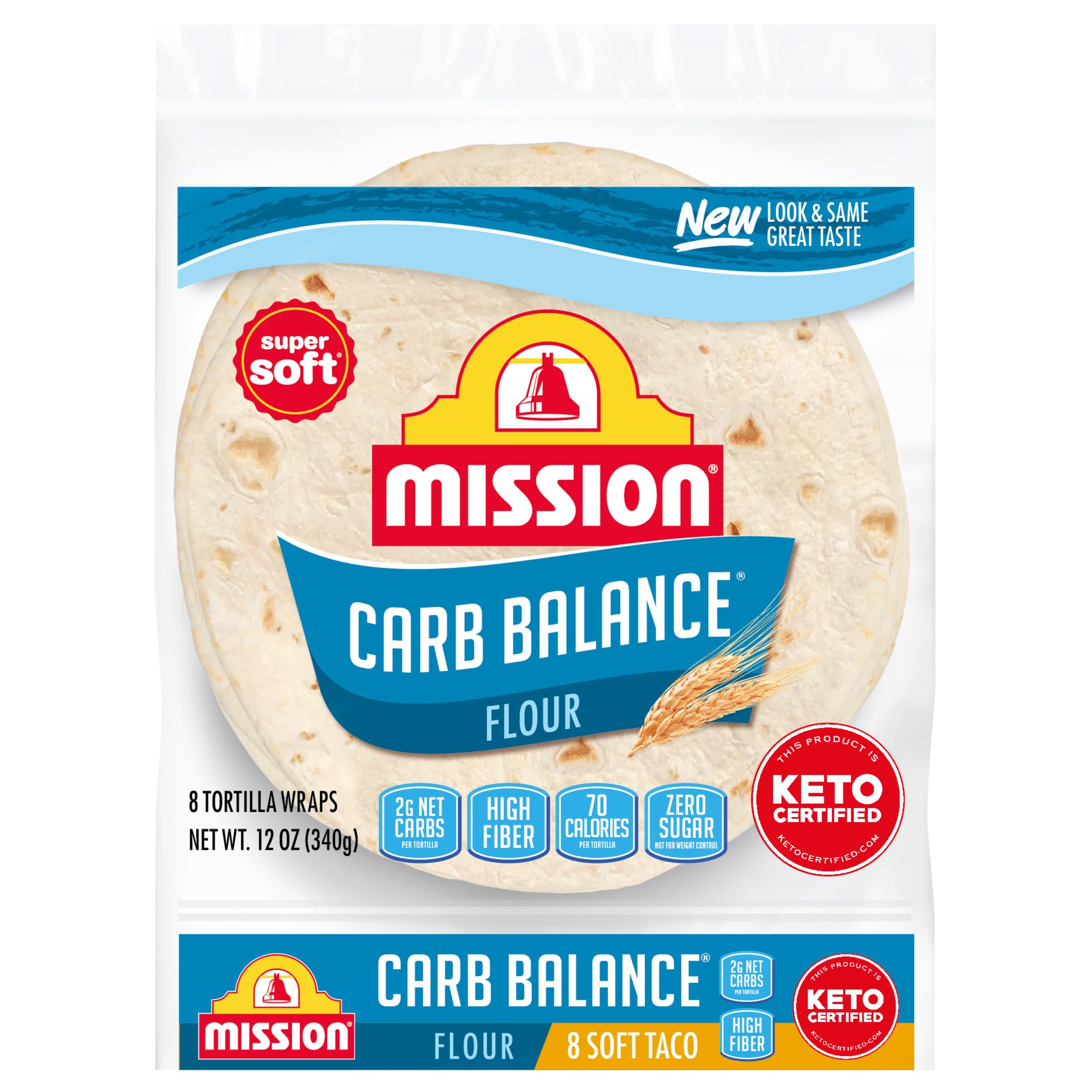 Mission Carb Balance Soft Taco Flour Tortillas