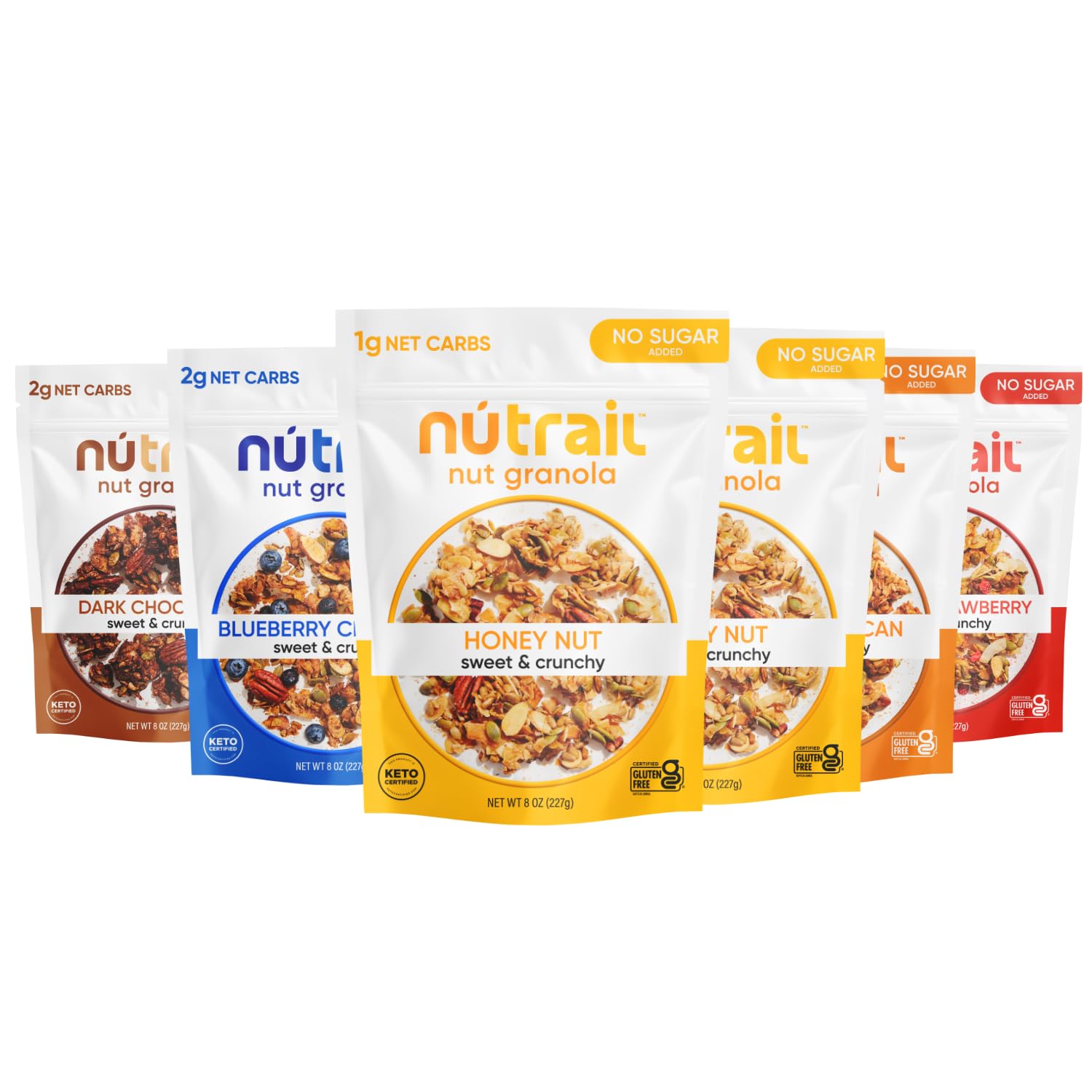 NuTrail Nut Granola Cereal Variety Pack