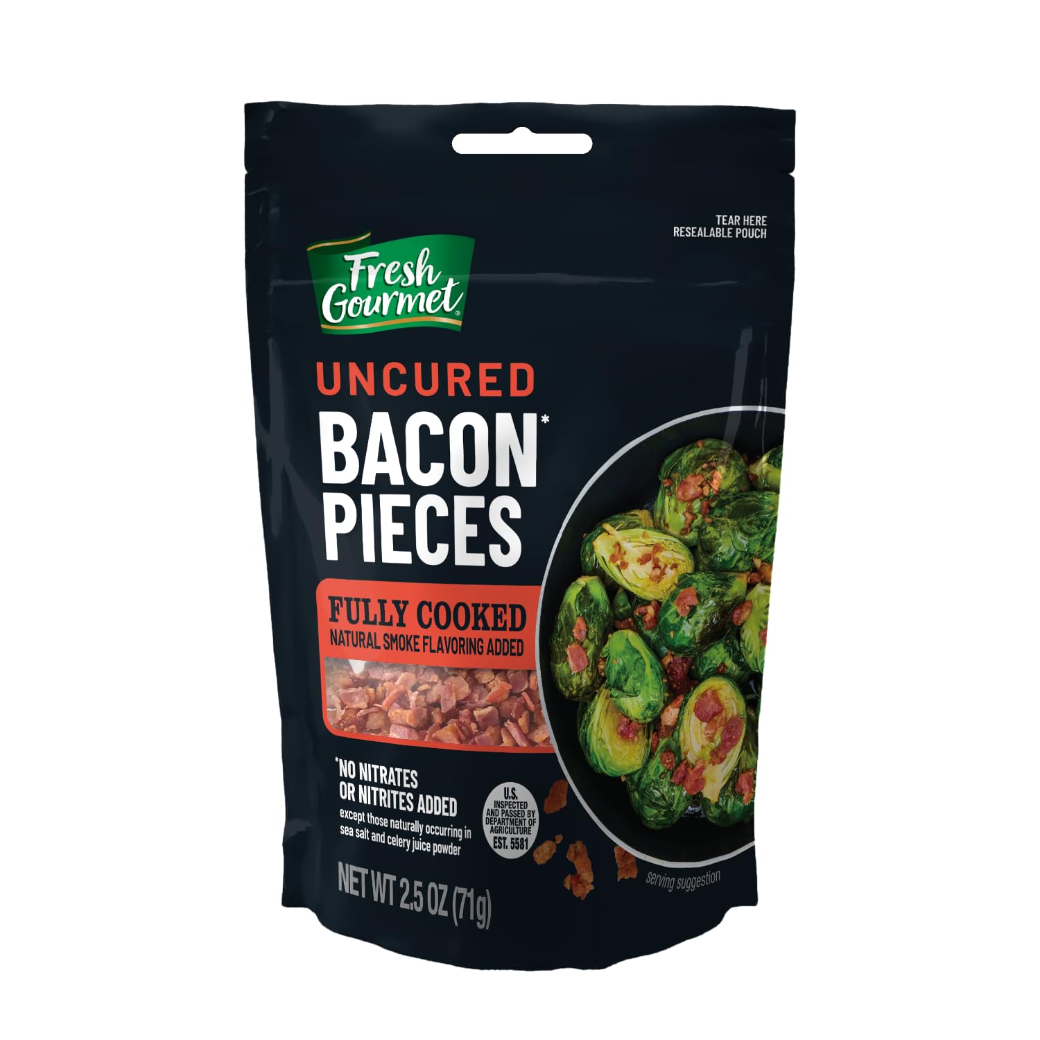 Fresh Gourmet Uncured Bacon Pieces