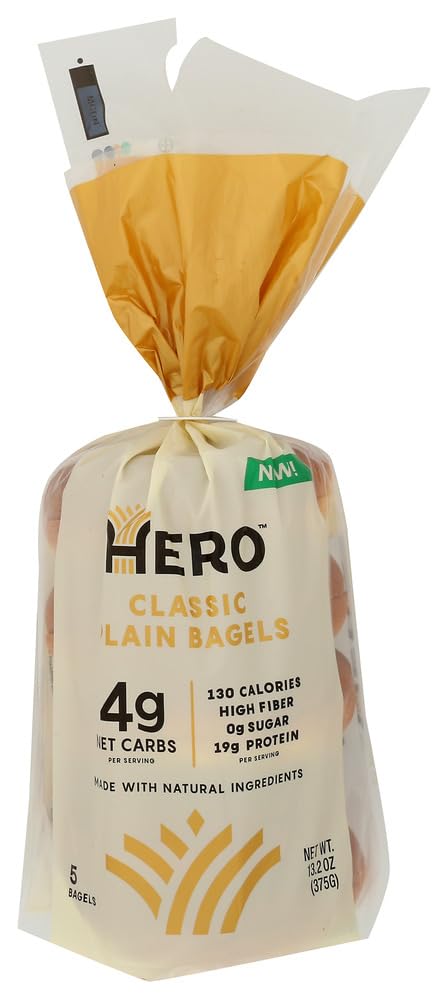 Hero Bread Classic Plain Bagels