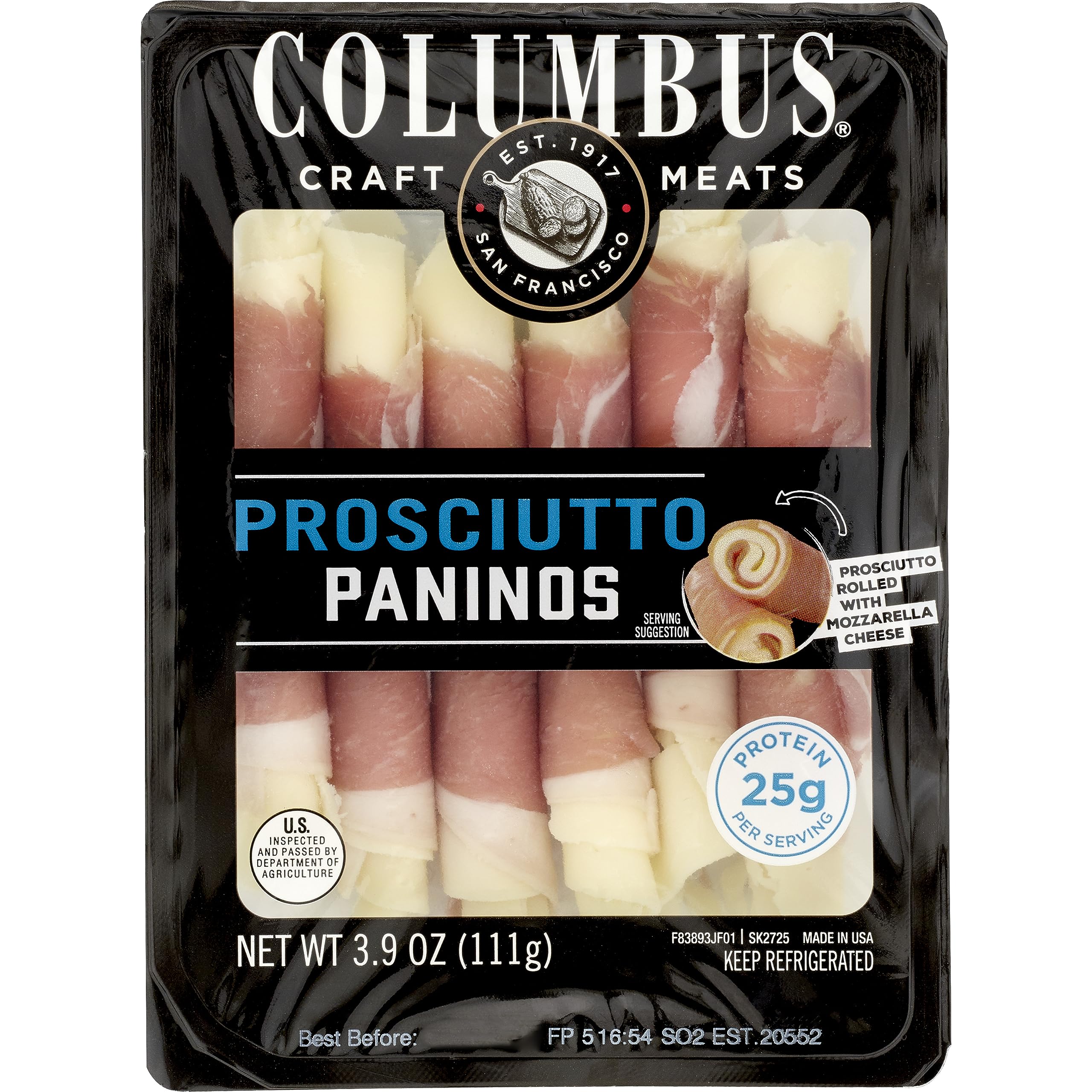 COLUMBUS Prosciutto Paninos