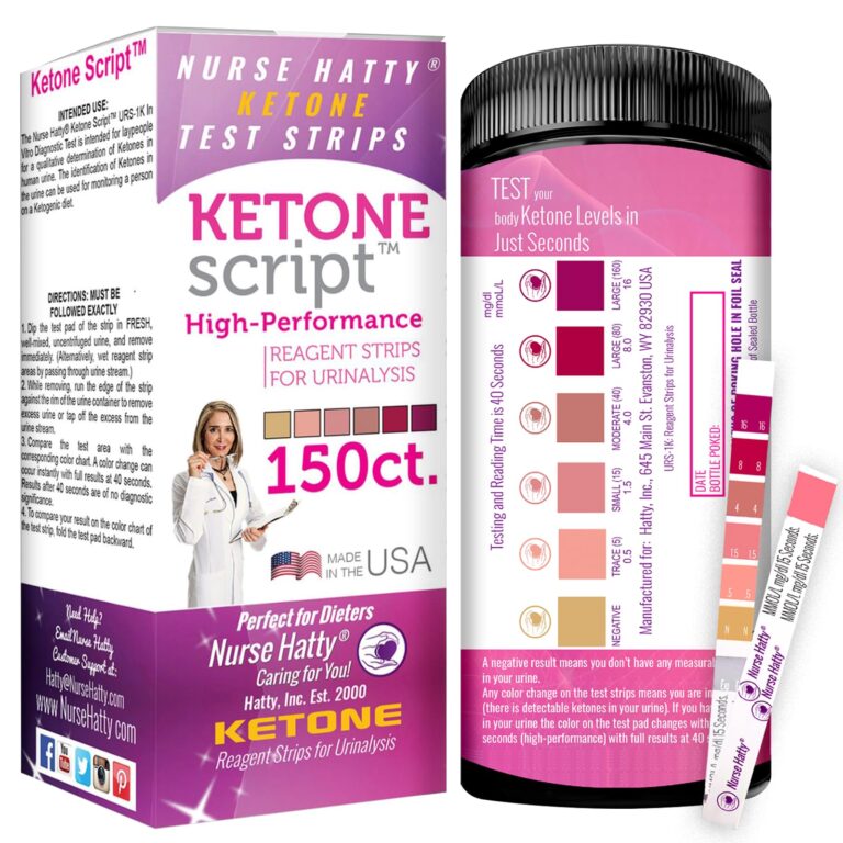 Nurse Hatty 150 Ketone Test Strips