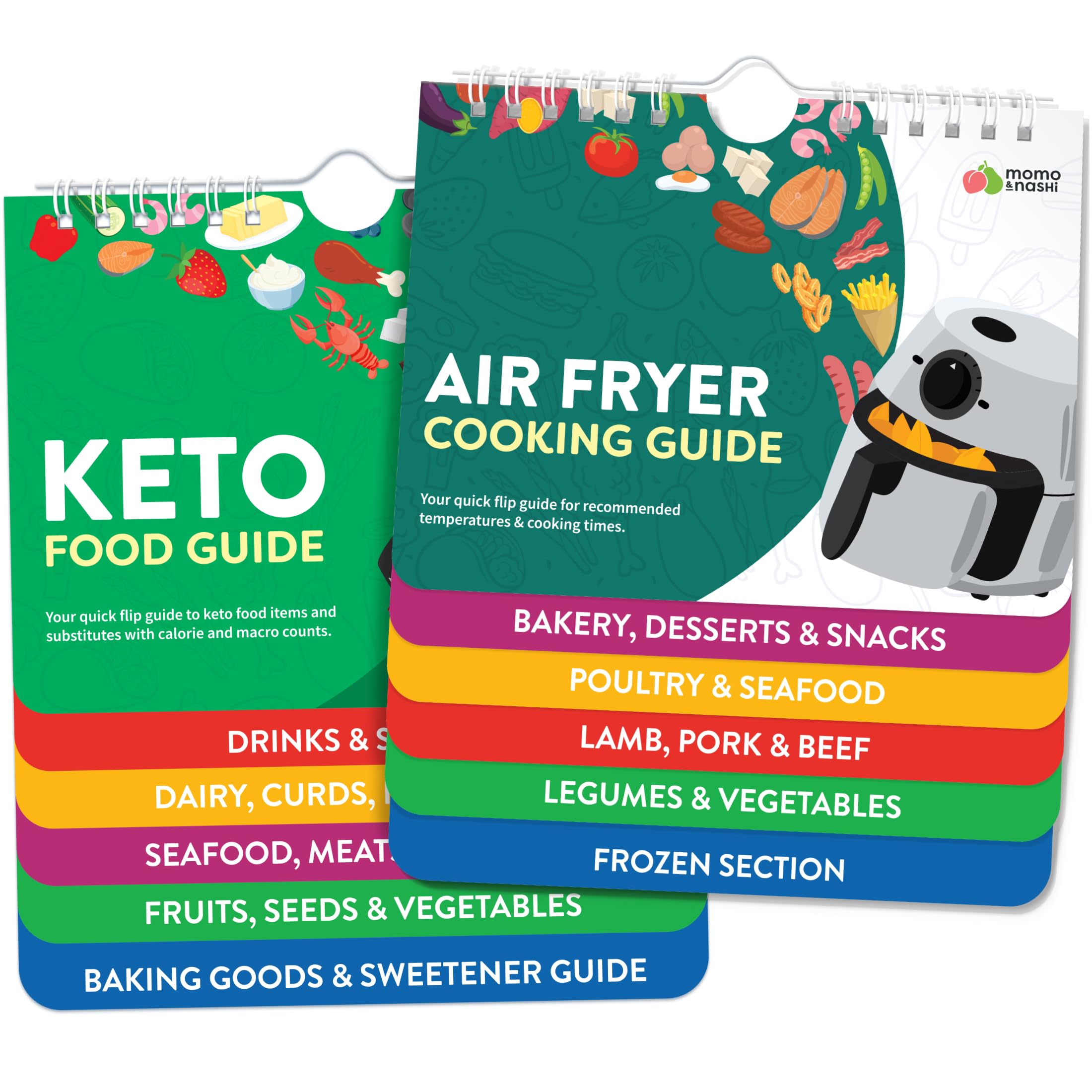 Air Fryer & Keto Cookbook Magnets